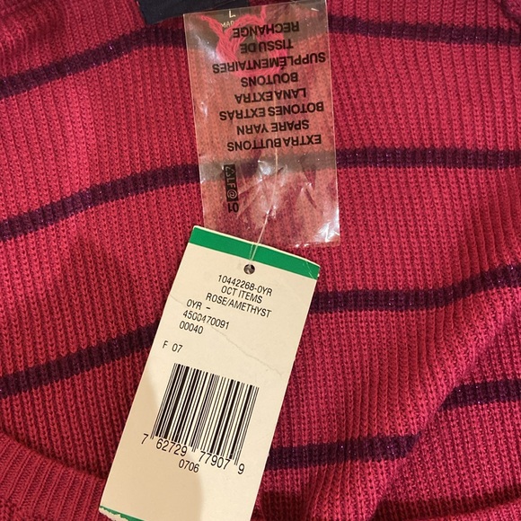 JONES NEW YORK | Size L | rose sweater - Picture 7 of 8